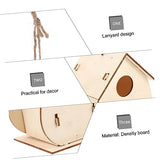 Abaodam 1 Set Bird House Crafts for Kids Ages 4-8 Unfinished Wood Birdhouse Paint Your Birdhouse Easter Crafts for Kids Ages 8-12 Hanging Birdhouse Abaodam