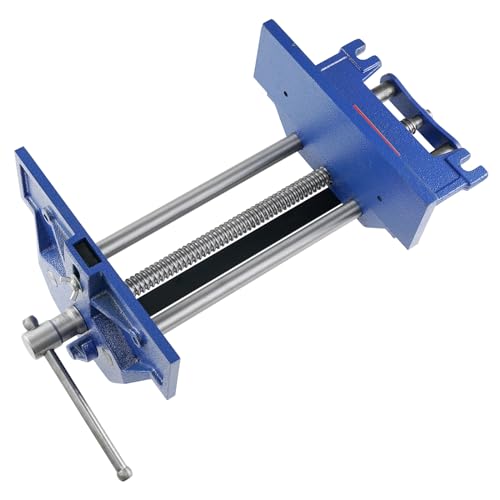 VEVOR Woodworking Vise, 13 inch Woodworking Bench Vise, Heavy-duty Cast Iron Vice for Workbench 10.6" Jaw Width, with Quick Release Lever for VEVOR
