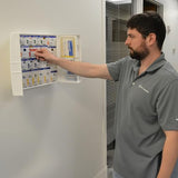 First Aid Only 1000-FAE-0103 50-Person SmartCompliance OSHA First Aid Kit for Businesses, Large Plastic First Aid Cabinet with Medications, 245 First Aid Only