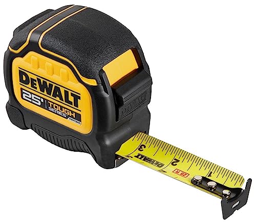DEWALT TAPE MEASRE BLK/YLW 25FT DEWALT