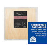 Plywood Sheet Board Squares, A Grade, 12 x 12 inch, 1.5mm Thick, Pack of 5 Unfinished Wood for Crafts Basswood by Craftiff Craftiff