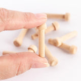Factory Direct Craft Unfinished Wood Axle Pegs Pack of 40 for Craft Cars Trains and More (1-1/4 Inch Long x 7/32 Inch Diameter) Factory Direct Craft