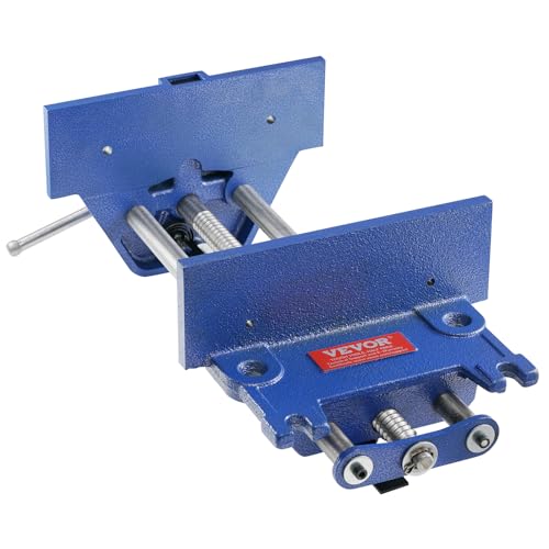 VEVOR Woodworking Vise, 13 inch Woodworking Bench Vise, Heavy-duty Cast Iron Vice for Workbench 10.6" Jaw Width, with Quick Release Lever for VEVOR