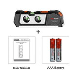 Laser Level Line Tool, 4 in 1 Multipurpose Standard Cross Line Laser Level, 10ft/3M Measure Tape Ruler, 3 Mode Laser Line,3 leveling bubble and Ruler Ayitam