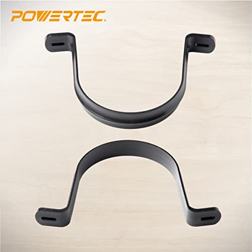 POWERTEC 70343 Hangers for 4" Dust Collection Hose and Pipe, 5 PK POWERTEC