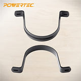 POWERTEC 70343 Hangers for 4" Dust Collection Hose and Pipe, 5 PK POWERTEC