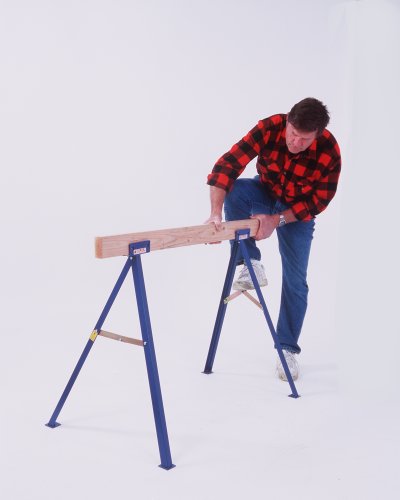 Guardian Fall Protection TS-27 27" Tall Sawhorse (includes legs for one sawhorse), Blue Powder Coat Finish Guardian Fall Protection