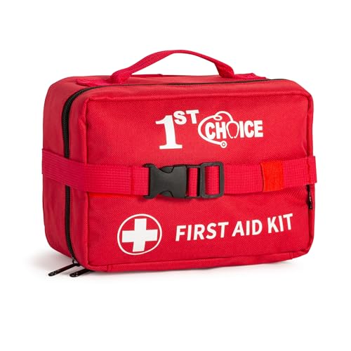 Vital House 326 Piece First Aid Kit - Professional Waterproof Trauma Medical Kit for Emergency, Ideal for Home, Office, Car, Travel, Outdoor, Vital House