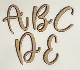 Unfinished Wood Alphabet Letter for Decoration, Letter 3 Inch H Blank Cailyn Bloom Kids Letter Font, MDF DIY Craft NEXTCraft