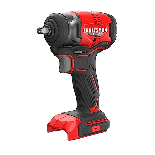 Craftsman V20 RP Cordless Impact Wrench, 3/8 inch Drive, Bare Tool Only (CMCF911B) - WoodArtSupply