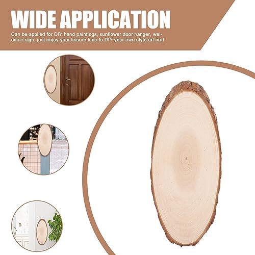 STOBOK 12pcs Shaped Wood Chips Unfinished Wood Sign DIY Wood Door Hanger  Blank Wall Signs for Crafts Wood Hanging Plaque Craft for Adults Blank  Wooden