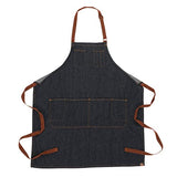 Chef Works Unisex Memphis Bib Apron, Indigo Blue, One Size Chef Works