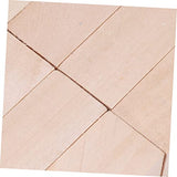 VILLCASE 40 pcs Natural Wood Blocks Small Wood Block Unfinished Wood Cubes Whittling kit Whittling Wood Unfinished Wood Sign Block Wood Blocks for VILLCASE