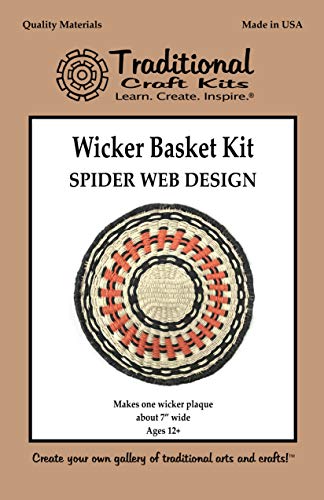 Wicker Basket Kit - Spider Web Design - WoodArtSupply