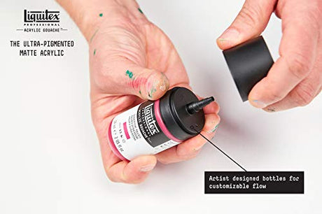 Liquitex Professional Acrylic Gouache Paint, 12 x 22ml (0.74-oz), Essentials Set Liquitex