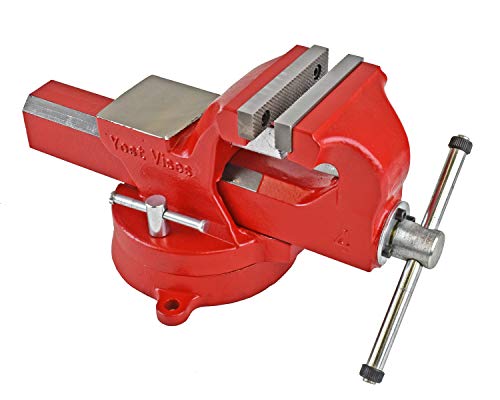 Yost Vises ADI-8 Heavy Duty Vise | 130,000 PSI Tensile Strength Austempered Ductile Iron Bench Vise | 8 Inch Jaw Width with a 360 Degrees - WoodArtSupply