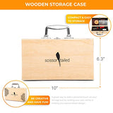 Premium Wood Burning Kit 43PCS, Dual Power Mode Wood Burner Pen Tool with 36Tips & Accessories All In A Wood Storage Case - Complete Gift For An Scissor-Tailed