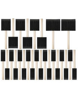 Bates- Foam Paint Brushes, 26 Pack, 1”, 2” & 3”, Sponge Brushes, Sponge Paint Brush, Foam Brushes for Painting, Foam Brushes for Staining, Paint Bates Choice