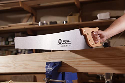 Spear & Jackson 9500R Back Saw, Brown and Silver 22 Inch x 10 ppi Spear & Jackson