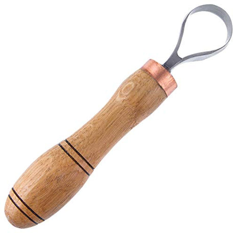 STAMESKY Wood Carving Scorp Knife | Round Carving Tool for Spoons, Bowls, and Cups | Spoon Bowl Carving Tools | Wood Carving for Beginners | Oak Wood STAMESKY