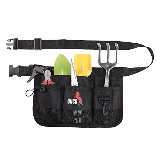 UNCO- Gardening Belt, Garden Tool Belts for Men, Waist Apron with Pockets, Construction, Carpenter Belt, for Men, Utility Belt Men UNCO