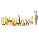 57pcs Wood Burning Pen Tip Wood Burning Tools Tips Set and Stencils (57pcs) Hilitand