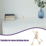 ARTIBETTER Wooden Peg Dolls Unfinished Doll Bodies Paintable Wood Peg Bodies Figures for DIY Arts Crafts Party Favor Gifts 3PCS ARTIBETTER