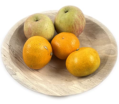EWEIGEER Wooden Fruit Serving Bowl Hand-Carved Root Dough Bowls Creative Living Room Real Wood Candy Bowl EWEIGEER