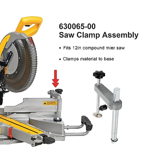 630065-00 for Dewalt Miter Compatible with Saw Clamp Assembly DW717 DW718 DWS779 DWS780 Laofudech