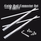 Guide Rail Connector Set P-20177 for Makita Track Saw Long Cuts， Also Compatible with Festool, Fit for DeWalt in Integrated Guide Rail T-Slots for WOUILNIA