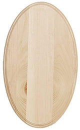 Walnut Hollow Pine Oval Plaque, 12 by 20 by .63-Inch Walnut Hollow
