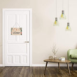 YOVECATHOU 4 Pcs Unfinished Wood Sign Blank Hanging Wooden Plaque DIY Craft Project Wood for Pyrography, Painting, Writing, and Home DIY Crafts YOVECATHOU