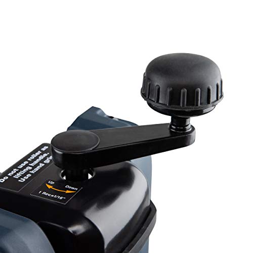 POWERTEC PL1252V 15 Amp 2-Blade Benchtop Thickness Planer For Woodworking | 12-1/2 in. Portable POWERTEC