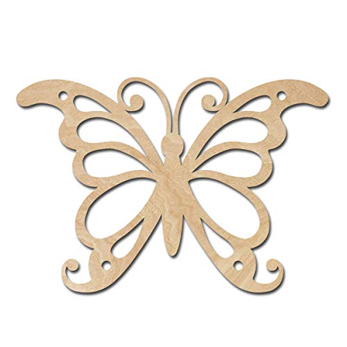 Butterfly Wooden Cutouts for crafts, Laser Cut Wood Shapes 5mm thick Baltic Birch Wood, Multiple Sizes Available Elliefont Styles