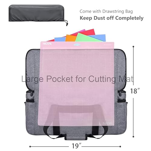 Carrying Case for Cricut Maker, Cricut Bag for Cricut Machine with Cover Compatible with Cricut Explore Air, Air 2, Maker, Maker 3, Organization and IMAGINING