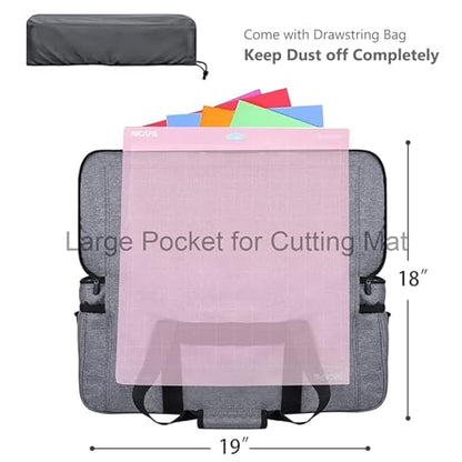 Carrying Case for Cricut Maker, Cricut Bag for Cricut Machine with Cover Compatible with Cricut Explore Air, Air 2, Maker, Maker 3, Organization and - WoodArtSupply