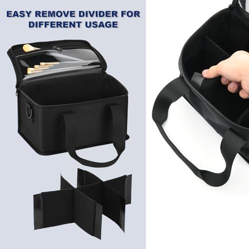 Acrylic Paint Organizer Paint Holder Bag with Handle and Shoulder Strap for Craft Hobby Paint Storage, Acrylic Paint Storage Craft Paint Storage, Homakover