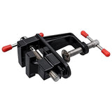 Yakamoz Mini Vise Clamp Small Bench Vice Clamp on Table Vise Drill Press Vice for Wood Craft Carving Jewelry Making DIY Clip on Tool YAKAMOZ