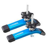 UTOOL 2 Pack T-Track Hold Down Clamps Kit, 6-1/3" L x 1-1/5" Width, Heavy Duty Anodized Clamps for Woodworking, Starlight Blue UTOOL