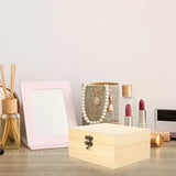 VOSAREA Box Solid Wood Jewelry Box Hair Clip organzier Ornament case Earring Storage Packing case Decor Jewelry Organizer case Jewelry Container VOSAREA