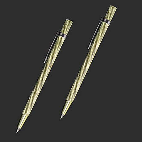 VebaCidi Scribe Tool, 2 Pieces Tungsten Carbide Tip Scriber, Engraved Pen for Tile/Glass/Wood/Ceramics/Metal/Gold/Welding VebaCidi