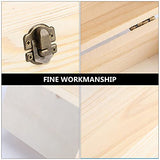 ARTIBETTER 1pc Box Wooden Jewelry Box Jewelry Wooden Case Trinket Containers with Lids Jewelry Container Jewelry Chest Desktop Holder Retro Treasure ARTIBETTER