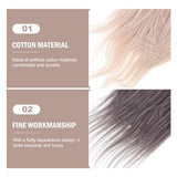 MAGICLULU 1 Set Gnome Beards Handmade Dwarf Beard with Wooden Balls Christmas Fluffy Fuzzy Craft Beards for Home Party Decor MAGICLULU