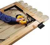 GoldOrcle Anti Sag Gate Kit Heavy Duty No Sag Kit for Wooden Gate Fence with a Gate Latch GoldOrcle