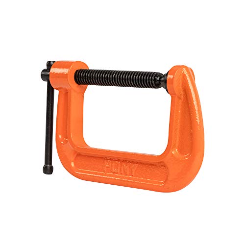 Pony Jorgensen 2630 3-Inch C-Clamp, Orange - WoodArtSupply