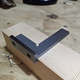Precision Machinist Square 3 Inch Engineer Square 90 Degree Right Angle Ruler Ground Hardened Steel with Seat 3 x 2 Inch Boomgood