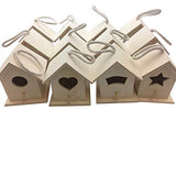 Oojami Design Your Own Wooden Birdhouses 12 Bird House Bulk (Modern) Oojami