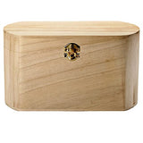 Darice Wood Box with Hinged Lid 14.6 x 24.6 x 13.6mm Make Market