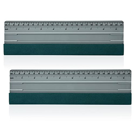 Gomake Vinyl Wrap Squeegee for Vinyl with Ruler and Micro-Fiber Felt Edge Vinyl Applicator Squeegee Sign-Making Graphic Wallpaper Film Installation Gomake