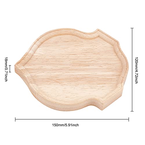 FINGERINSPIRE Nature Wood Plaque Unfinished Wooden Plaque 4.7x5.9x0.7 inch Shield Shape Wood Decoration Plaque Blank Wooden DIY Plaques Wooden - WoodArtSupply